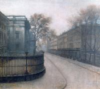 Vilhelm Hammershoi - Street in London